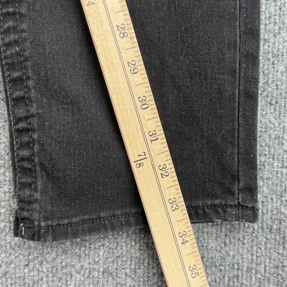 True Religion Rocco Jeans Mens 42x33 Black Relaxed Skinny Denim Casual Stretch